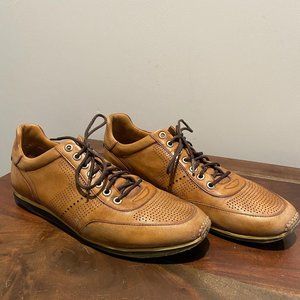 Magnanni Pueblo Sneakers Brown Leather Shoes Men’s